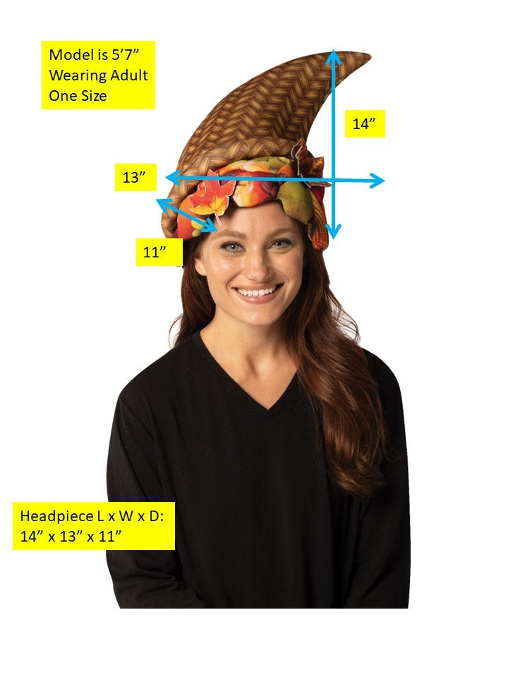 Cornucopia Hat, Adult One Size