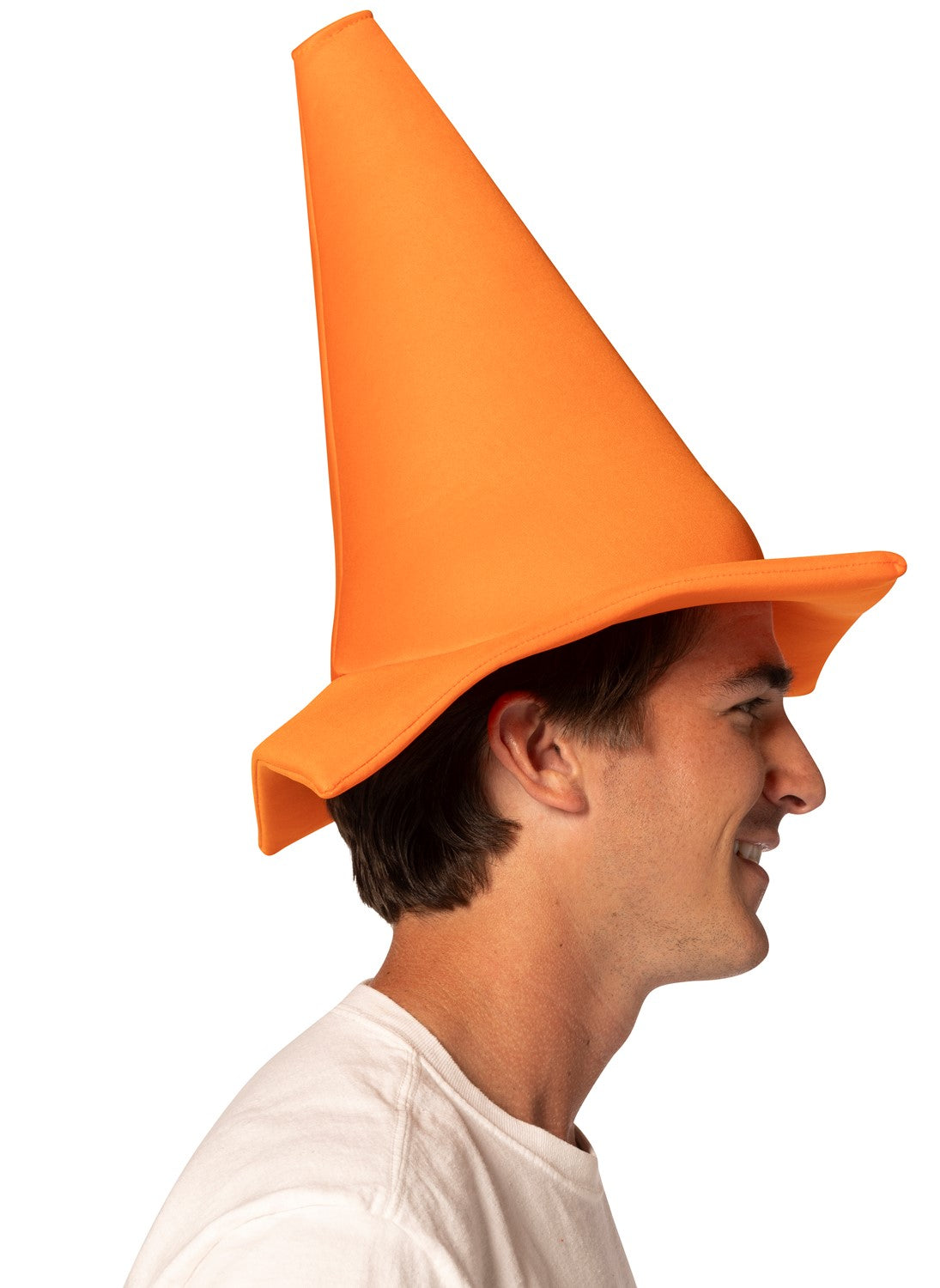 Caution Safety Cone Hat, Adult One Size