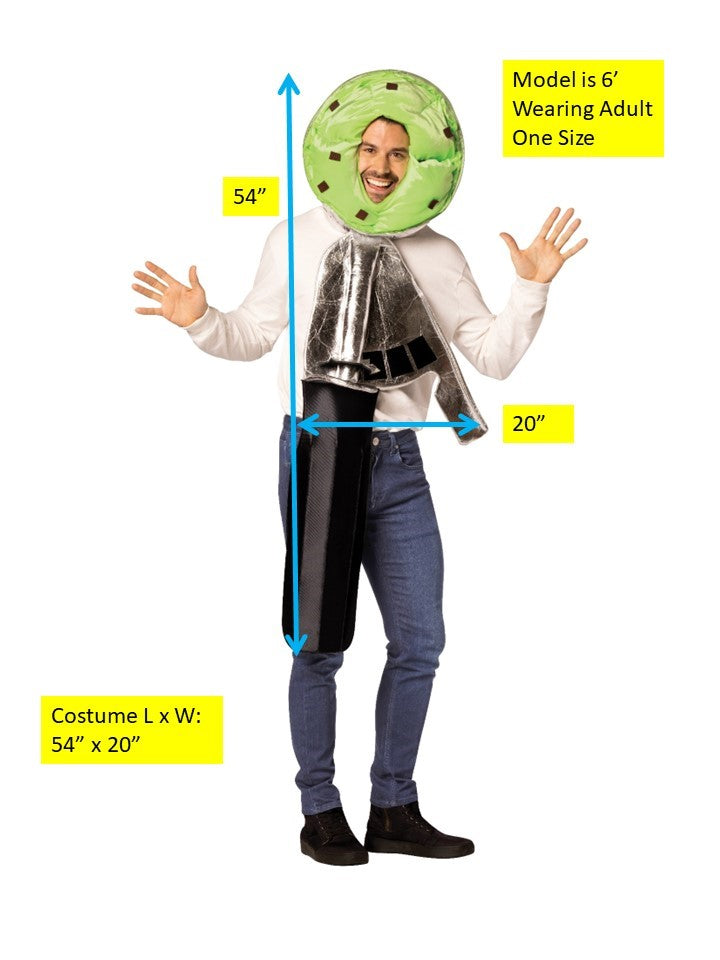 Icecream Scoop Halloween Costume, Adult One Size