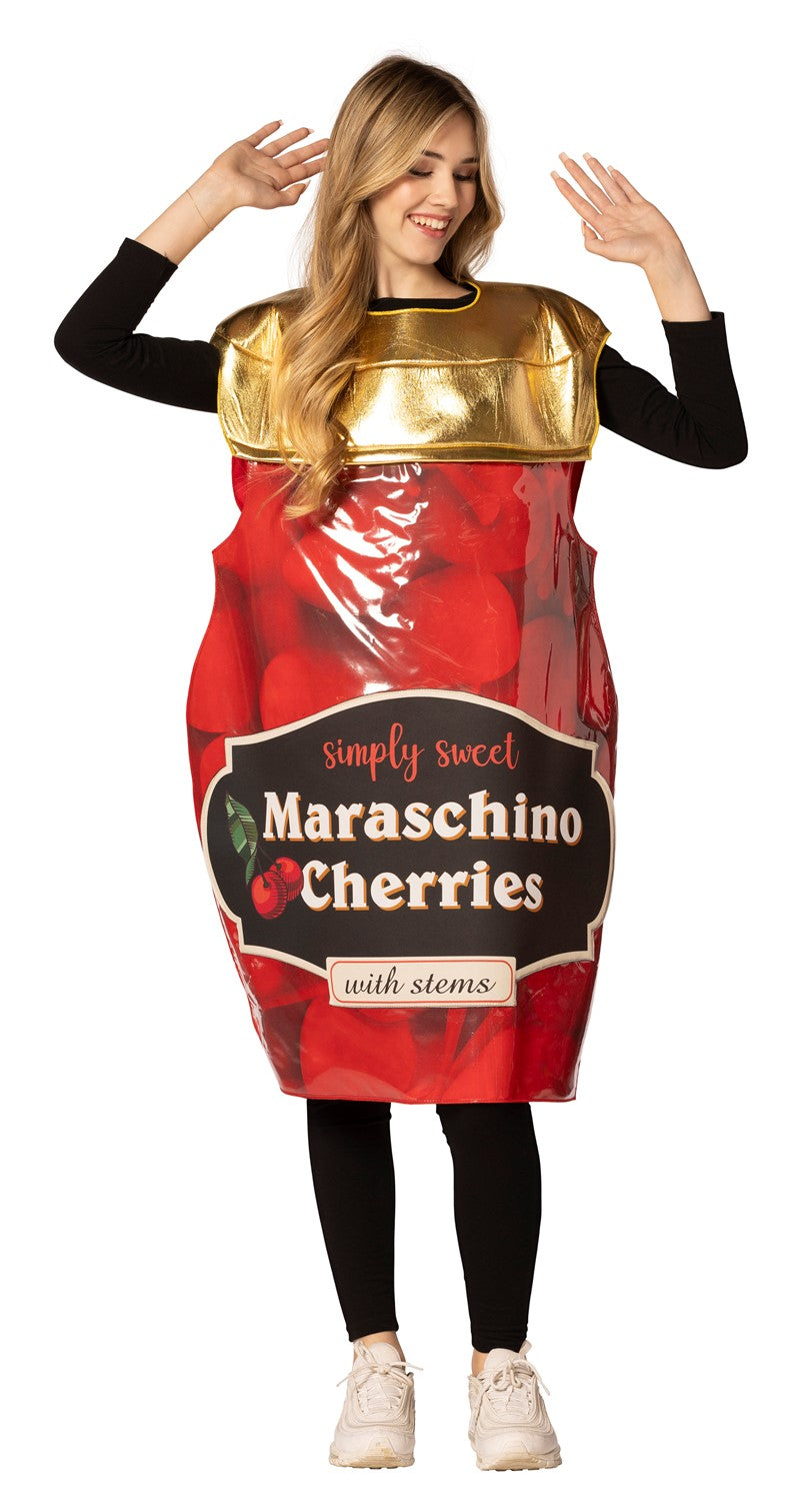 Maraschino Cherries Jar Halloween Costume, Adult One Size