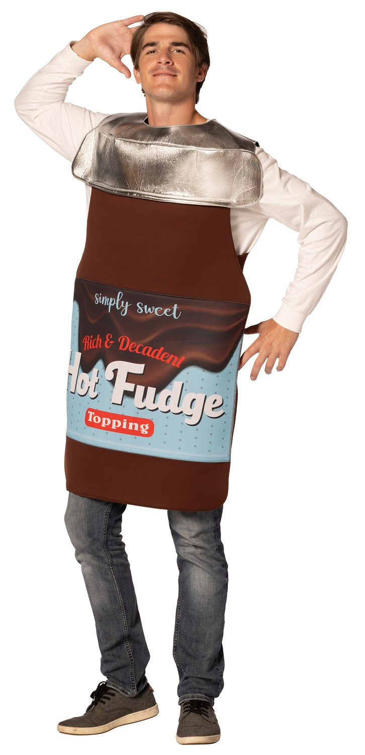 Hot Fudge Sauce Jar Halloween Costume, Adult One Size