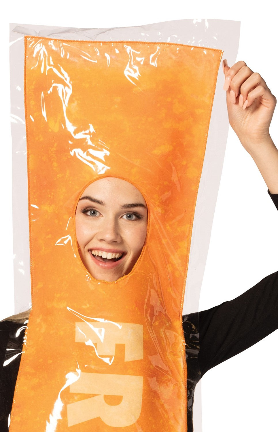 FREE-Z Orange Ice Pop Halloween Costume, Adult One Size