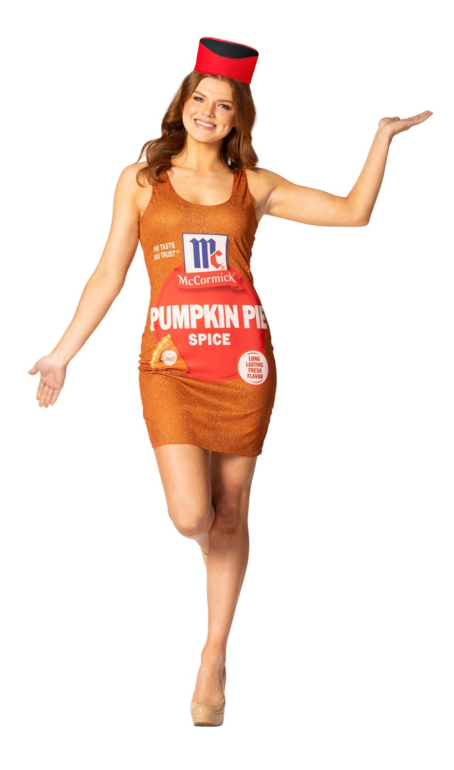 McCormick Pumpkin Pie Spice Dress Costume, Women's Size 2-8