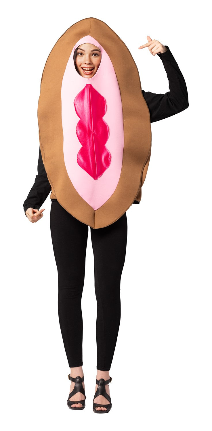 Brown Vagina Halloween Costume, Adult One Size