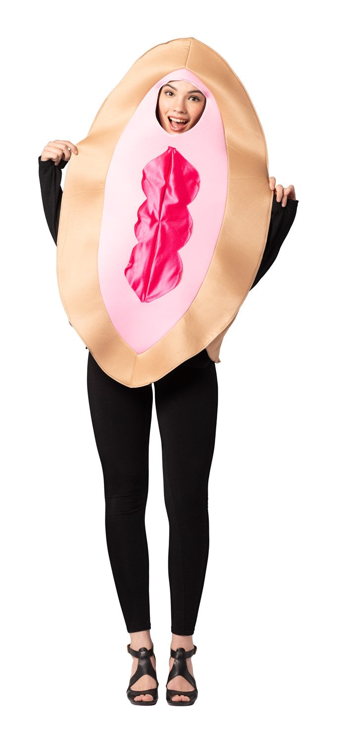 Beige Vagina Halloween Costume, Adult One Size