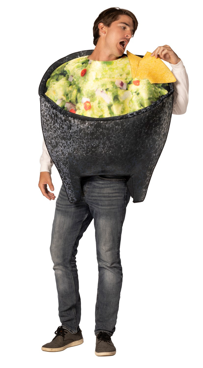 Guacamole in Bowl Halloween Costume, Adult One Size