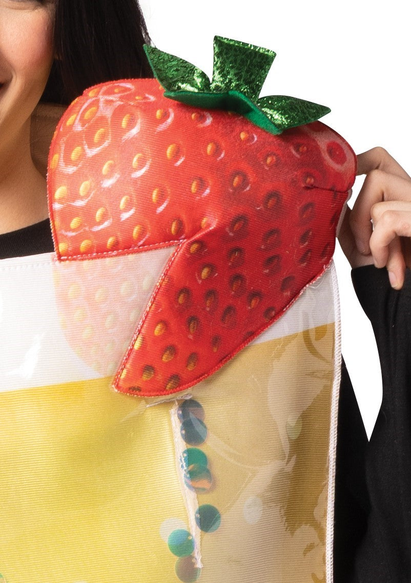 Champagne Flute Glass & Get Real Strawberry Couple Halloween Costume, One Size
