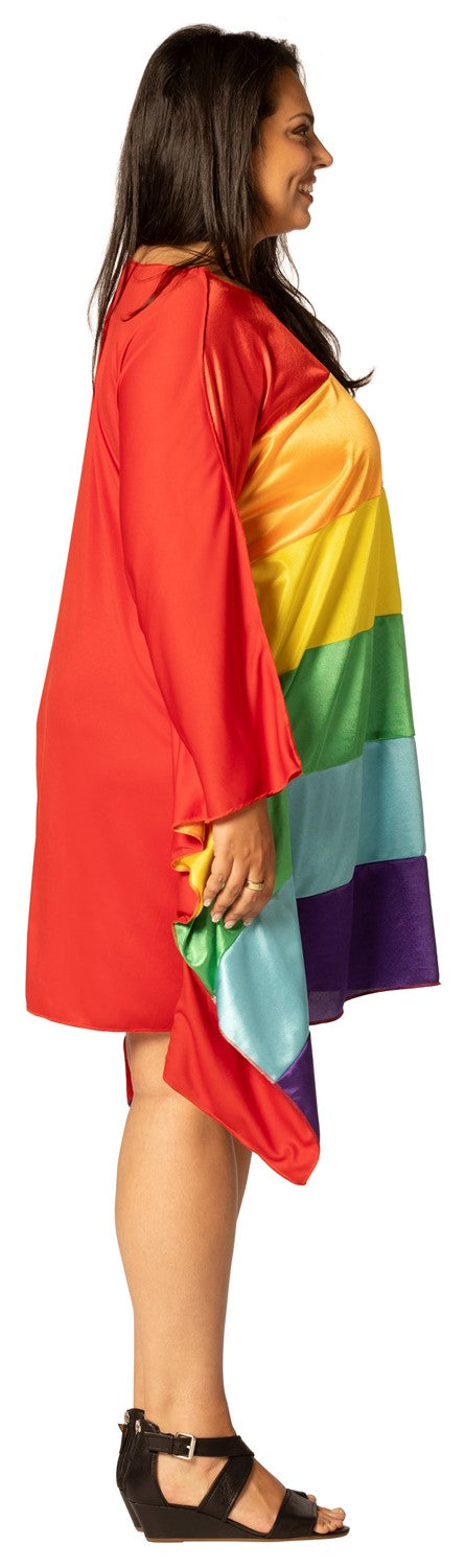 Rainbow Flag Pride Tunic Costume, Adult One Size