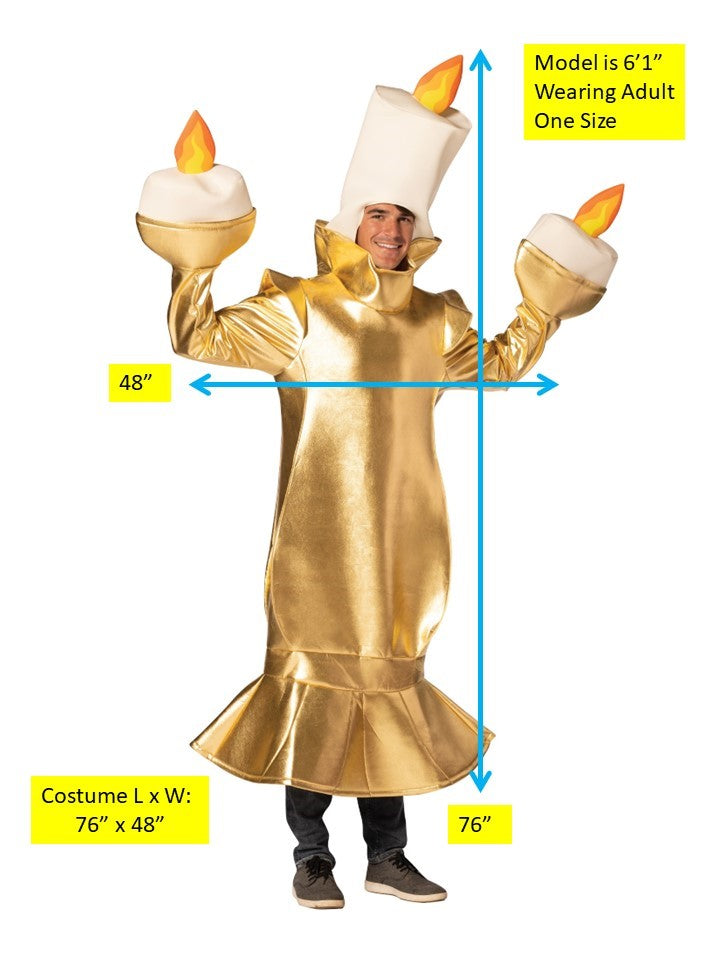 Candelabra Halloween Costume, Adult One Size
