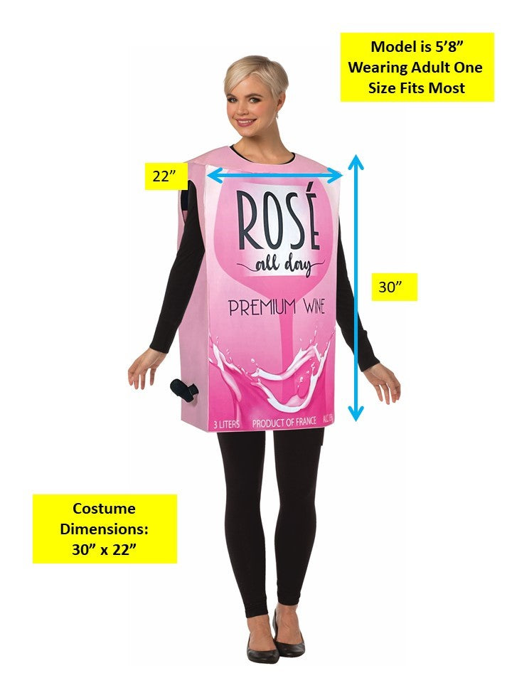 Wine Box Rose Costume, Adult One Size