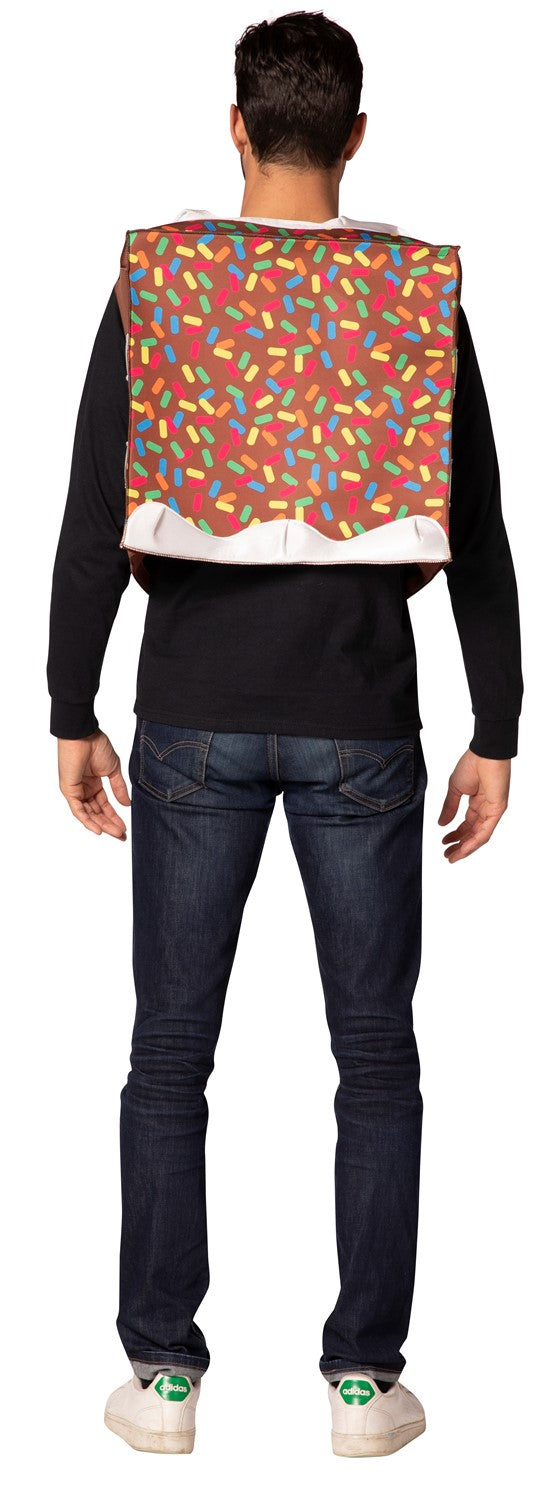 Slice of Chocolate Birthday Cake Costume, Adult One Size