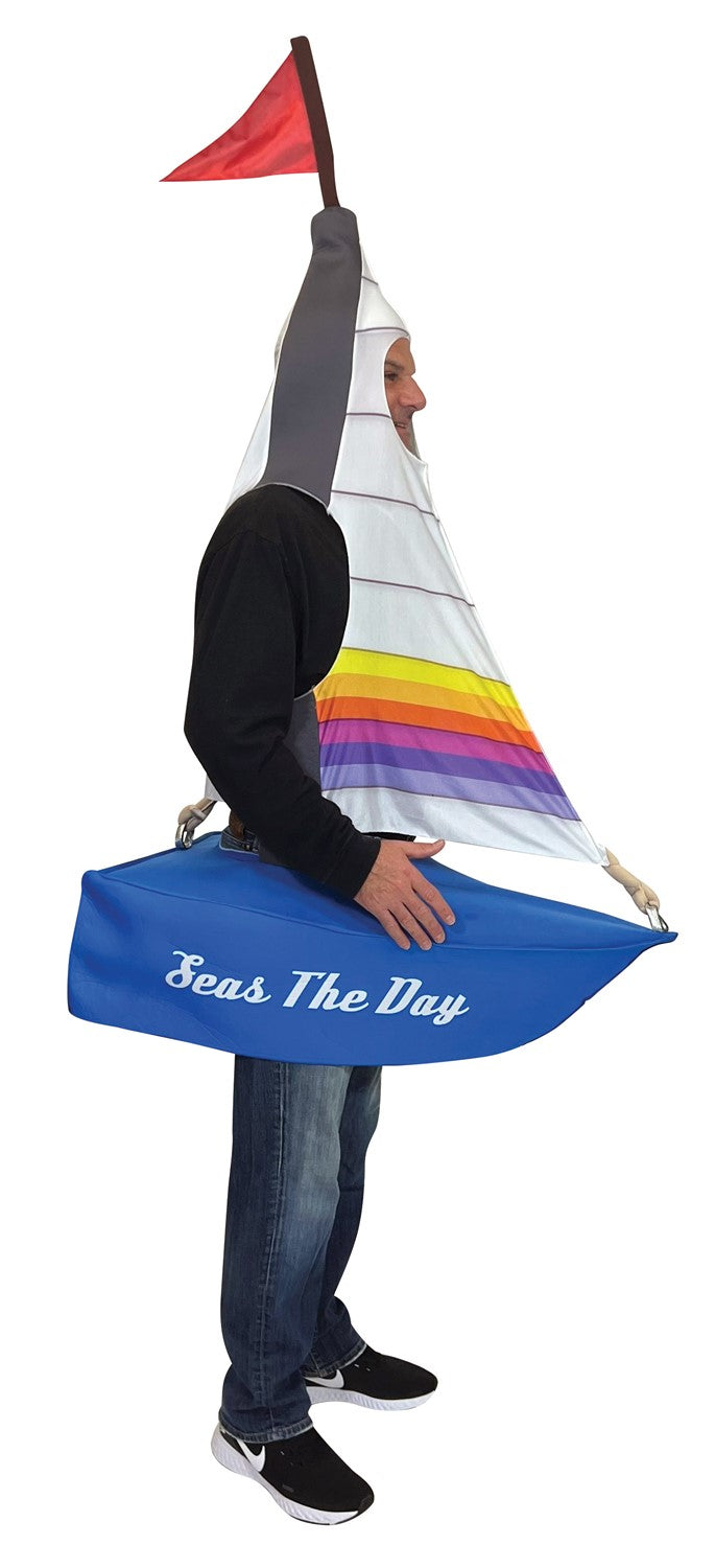 Sailboat Seas The Day Halloween Costume, Adult One Size