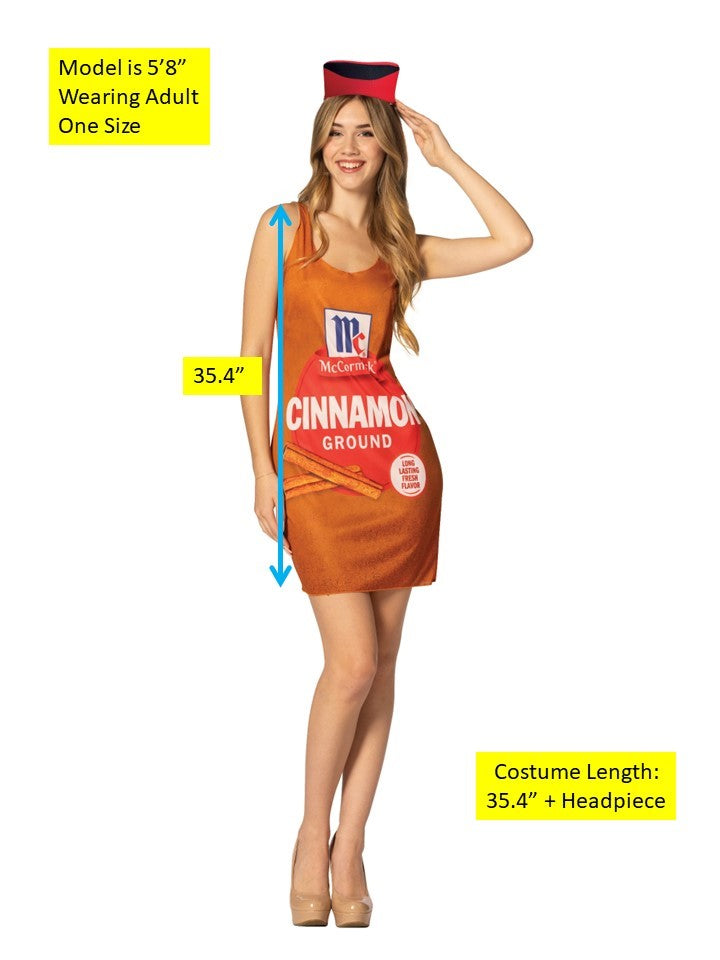 McCormick Cinnamon Spice Dress Halloween Costume, Women's Size 2-8
