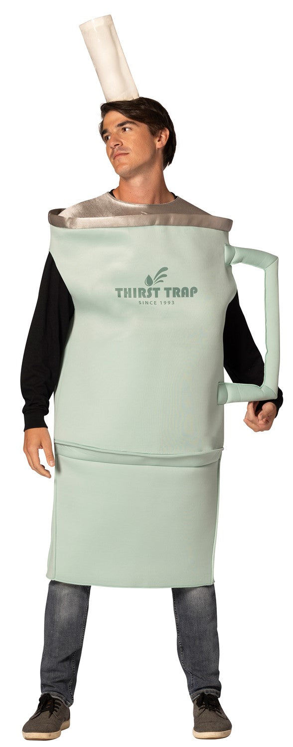 Thirst Trap Water Cup Tumbler Halloween Costume, Adult One Size
