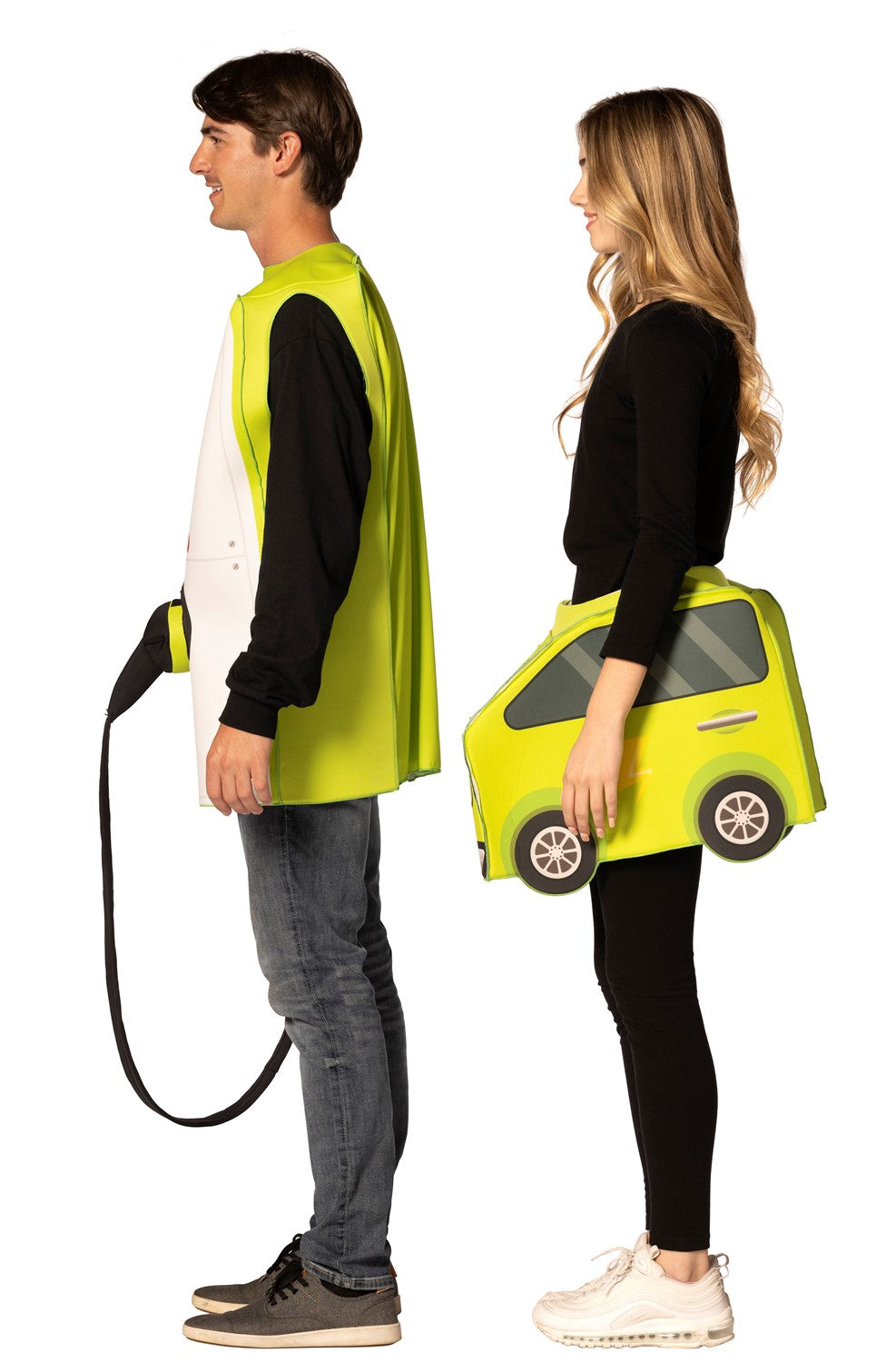 Electric Car & Charger Couple Halloween Costume, Adult One Size