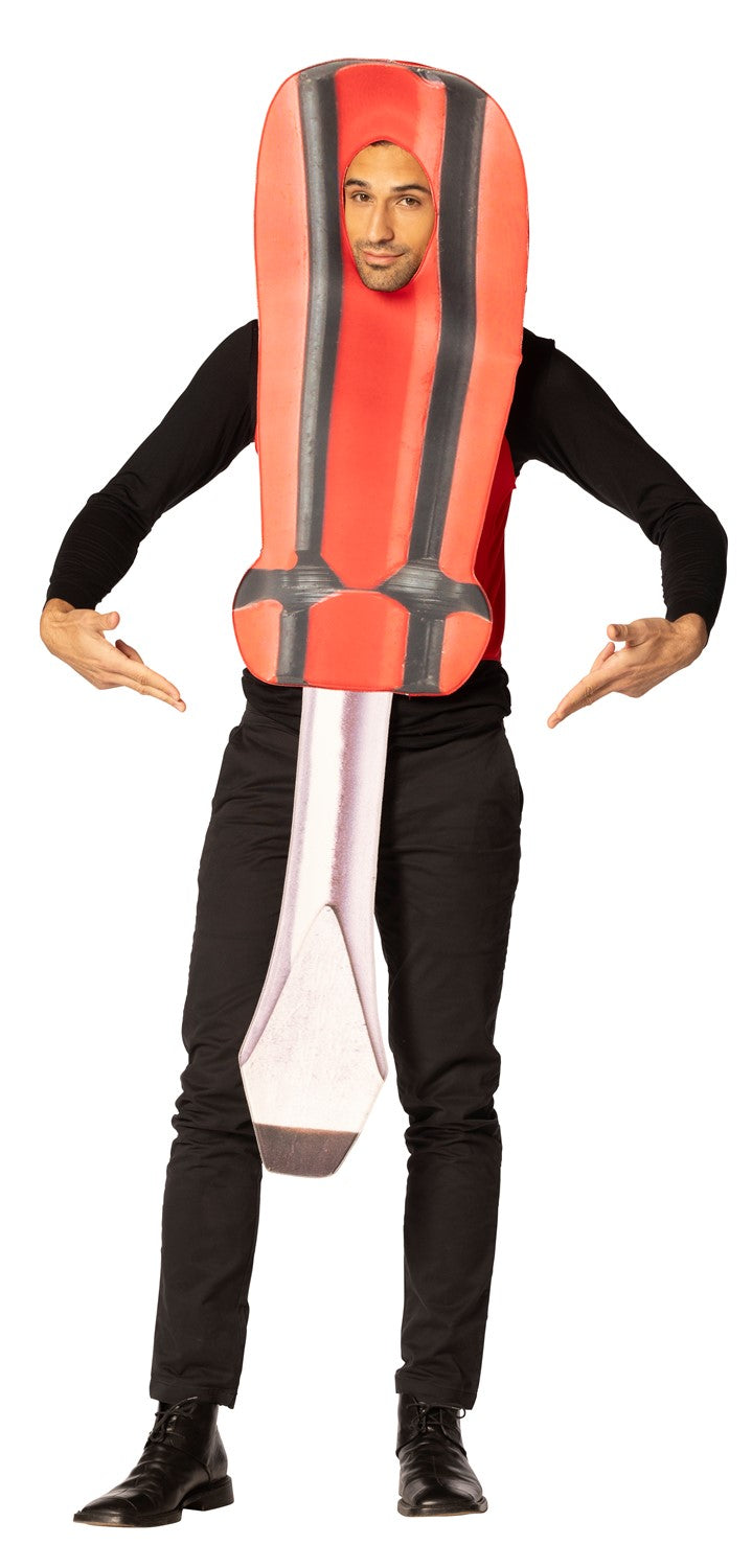 Get Real Screwdriver Halloween Costume, Adult One Size