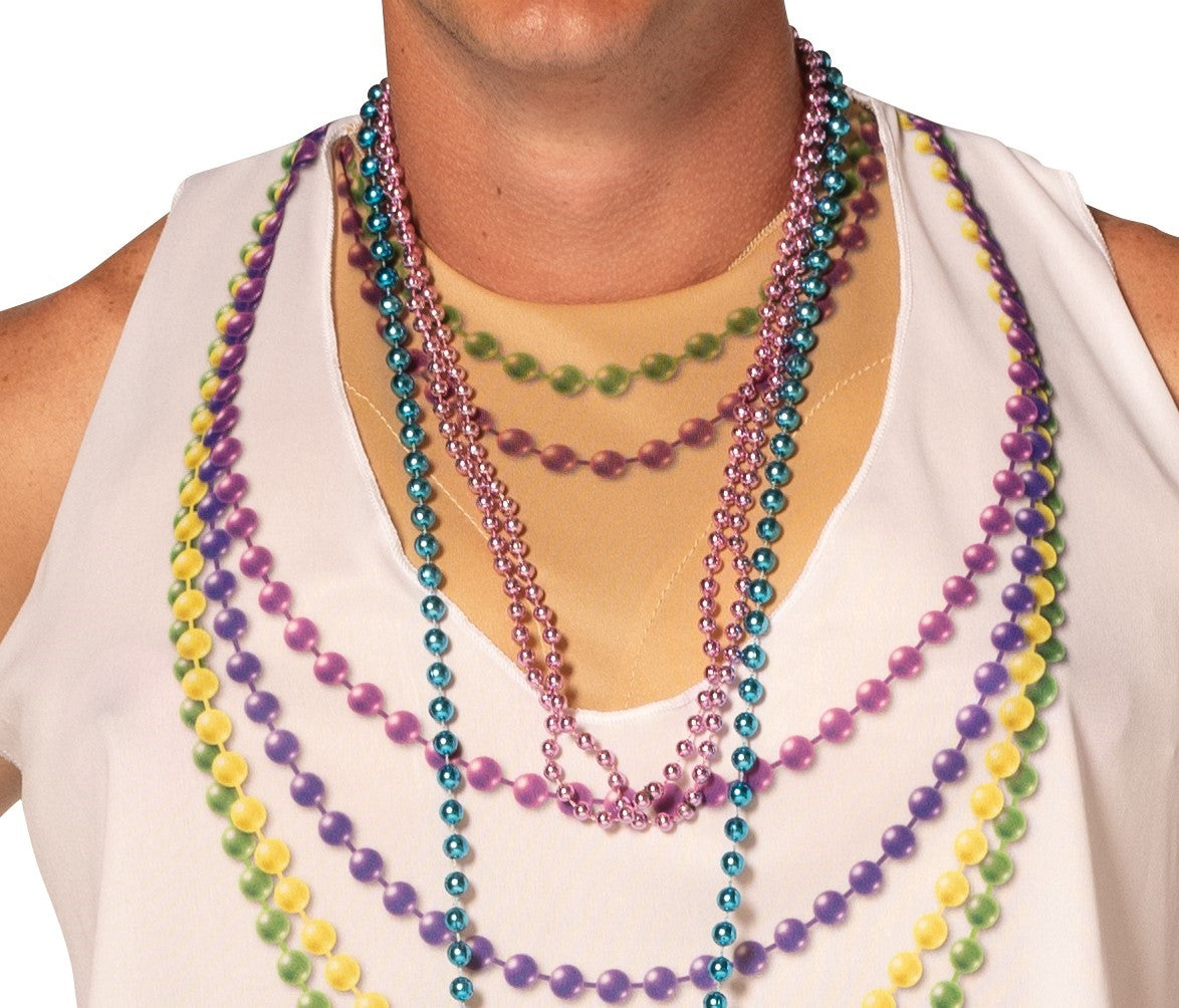 Mardi Gras Flasher Shirt Halloween Costume, Adult One Size