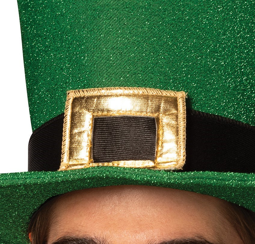 Leprechaun Hat with Orange Beard St. Patrick's Day, Adult One Size