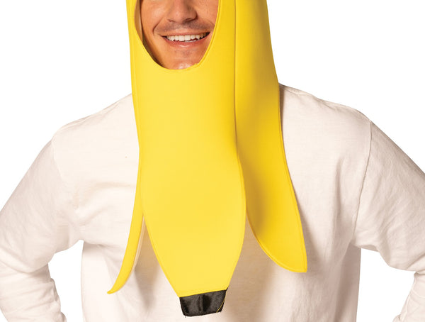 Banana Peel Headwear Costume Hat, Adult One Size