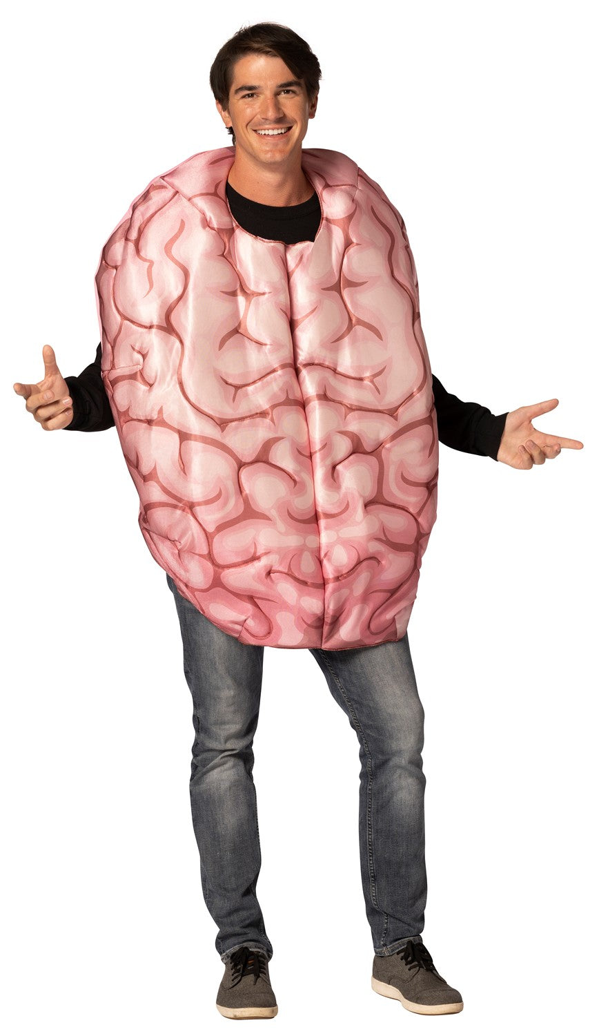 Brain Halloween Costume, Adult One Size