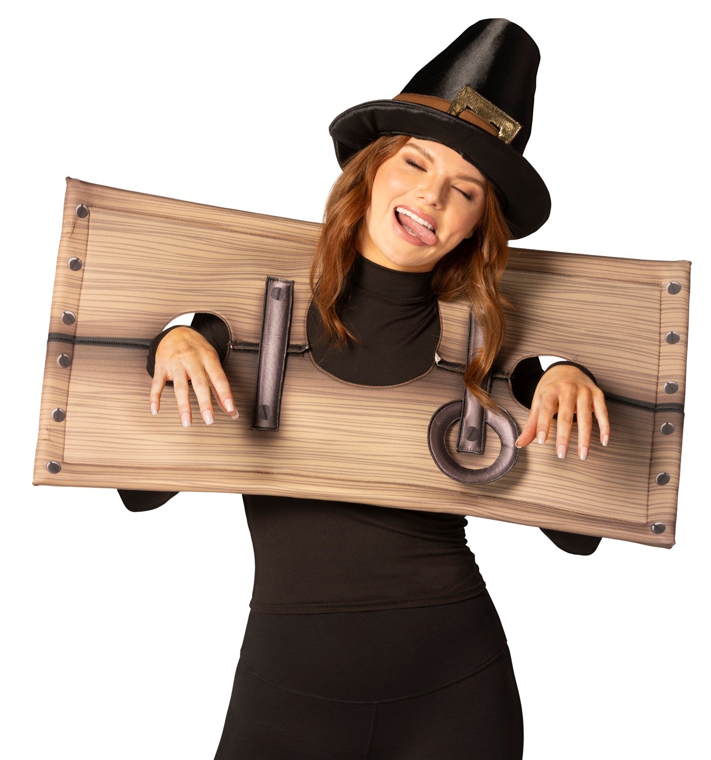Pilgrim Stockade Halloween Costume, Adult One Size