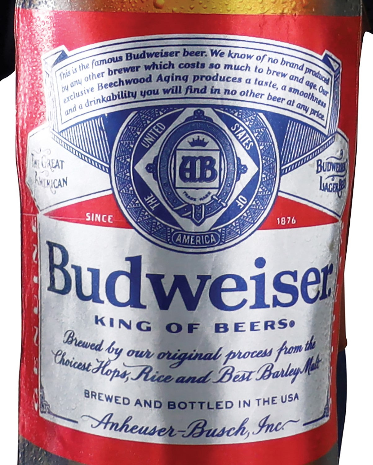 Anheuser-Busch Budweiser Beer Bottle Halloween Costume, Adult One Size