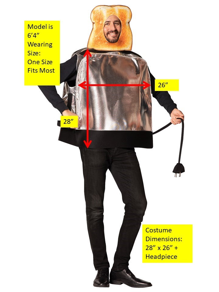 Toast & Toaster Couples Halloween Costume, Adult One Size