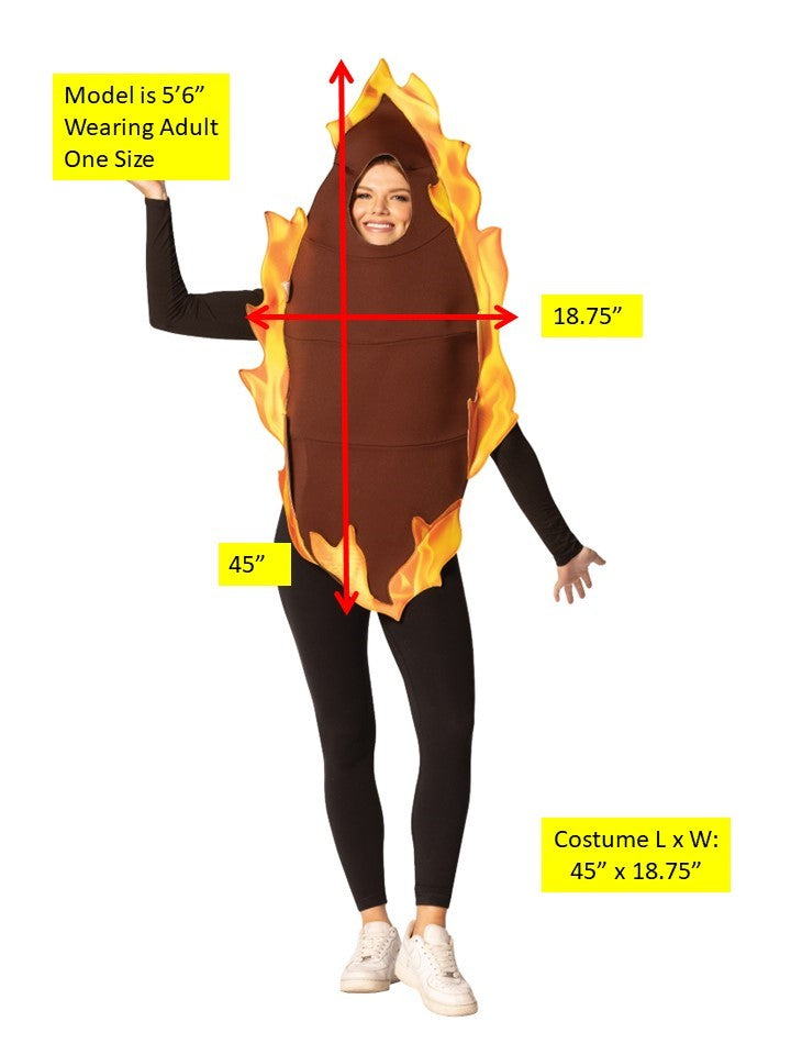 Hot Shit Halloween Costume, Adult One Size