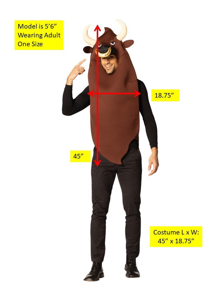 Bull Shit Halloween Costume, Adult One Size
