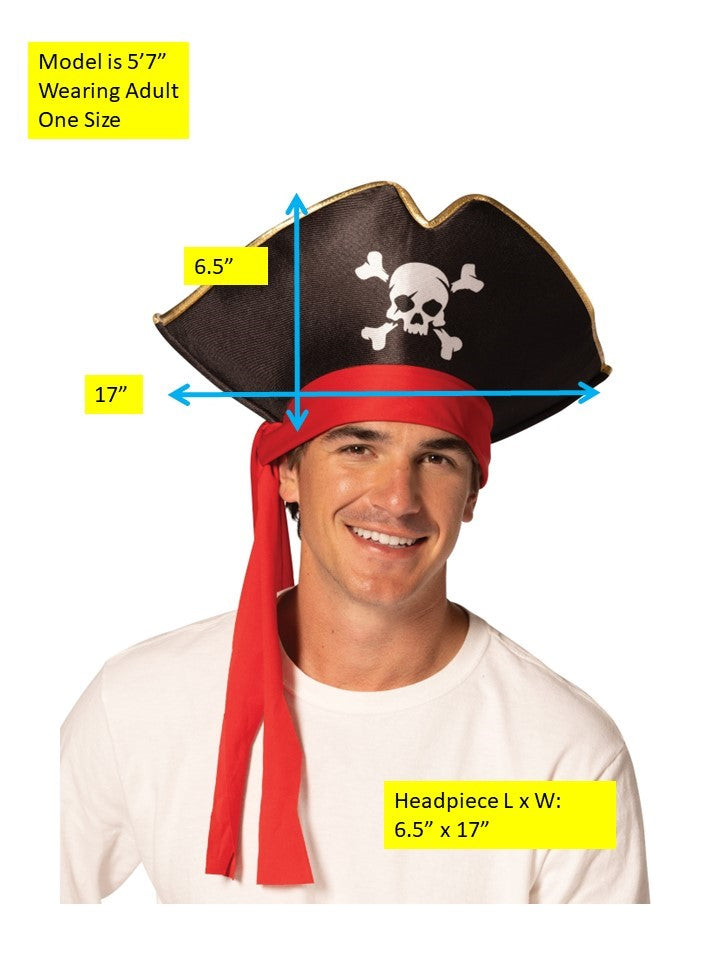 Ultimate Pirate Hat, Adult One Size