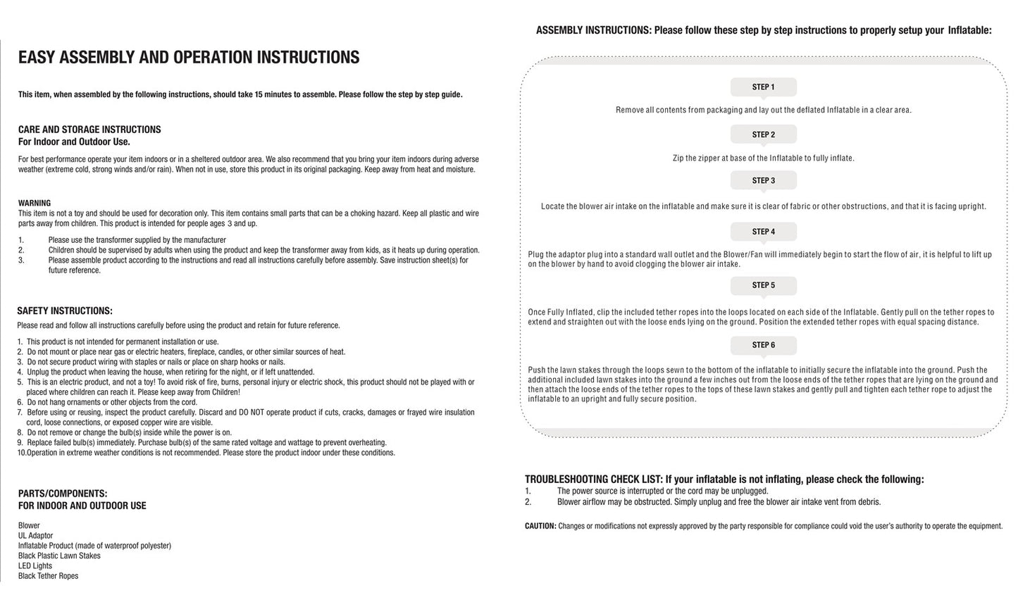 Happy Birthday Inflatable Lawn Sign, Lights Up, Indoor Decoration, 9' L x 5''H