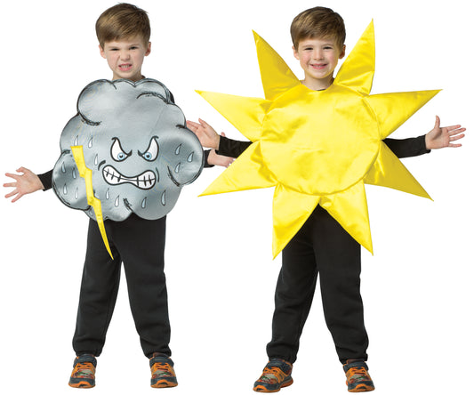 Storm Cloud and Sun Kids Bundle Costume, Child Size 4-6