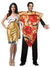 Pizza Slice & Beer Mug Dress Couples Costume, Adult One Size & Women's 4-10
