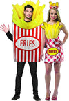 French Fries Tunic & Dress Couples Costume, Adult One Size & Women's 2-8