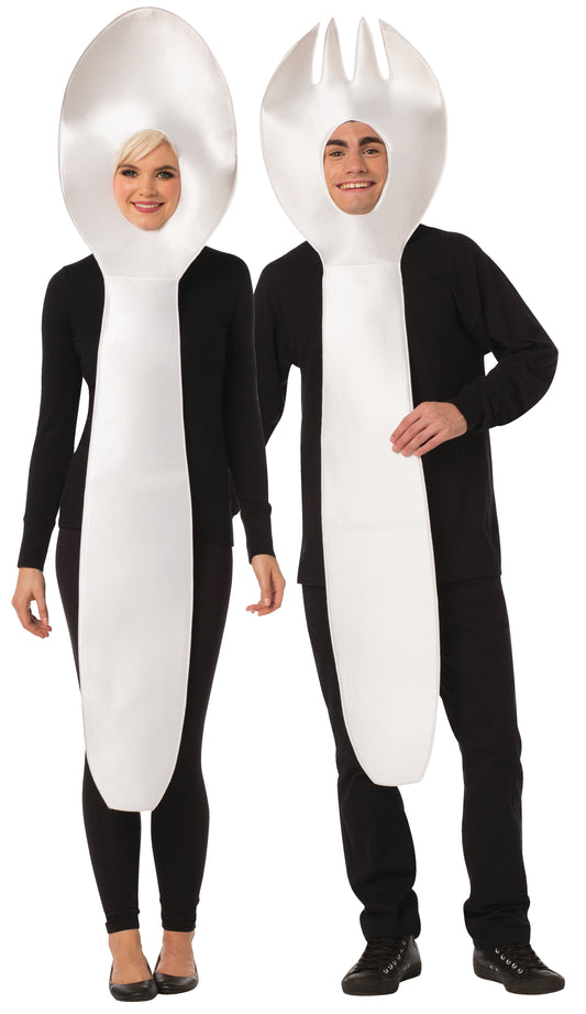 White Spoon & Spornk Couples Costume, Adult One Size