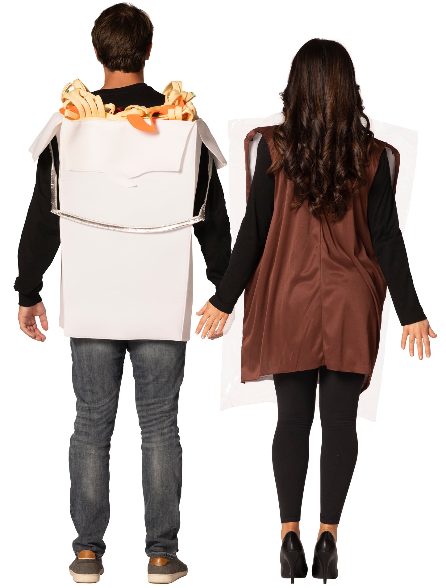 Chinese Food Takeout & Soy Sauce Couple Halloween Costume, Adult One Size