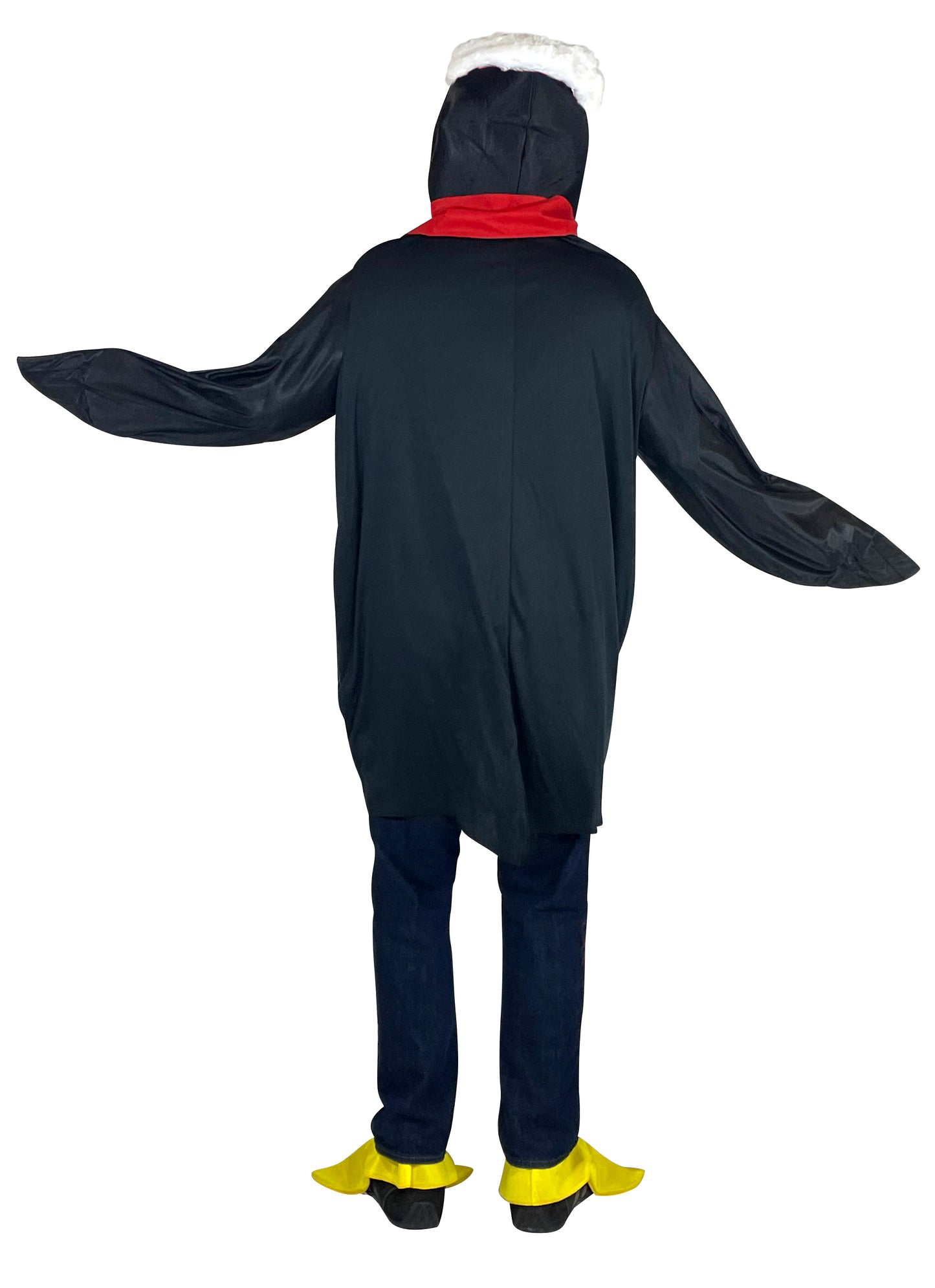 Ultimate Penguin with Santa Hat Costume, Men and Women, Adult One Size