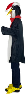 Ultimate Penguin with Santa Hat Costume, Men and Women, Adult One Size