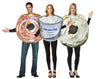 Bagel Lox, Bagel & Cream Cheese & Kraft Philadelphia Cream Cheese Tub Group Costume, One Size