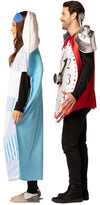Sleeping Bed & Retro Alarm Clock Couples Costume, Adult One Size