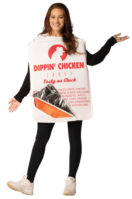 Chicken Finger Dipping Sauce Halloween Costume, Adult One Size