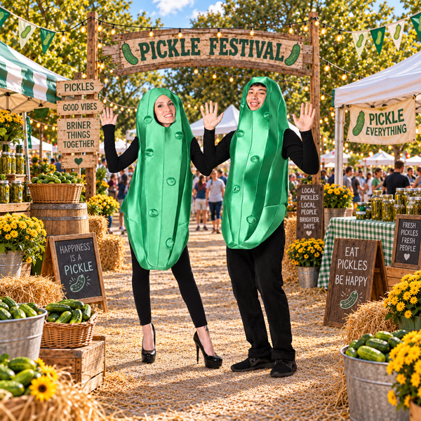 Ultimate Pickle Halloween Costume, Green, Adult Size XXS