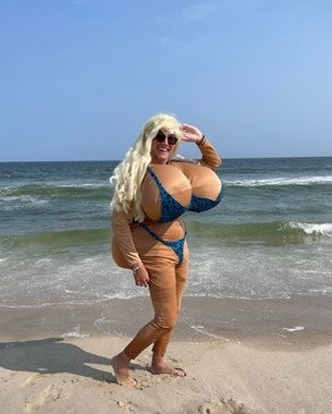 Big Bikini Babe Costume, Adult One Size