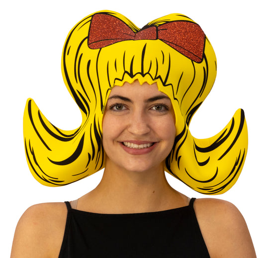 Yellow Bouffant Cartoon Wig