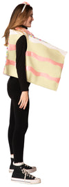 Slice of Pink Birthday Cake Costume, Adult One Size