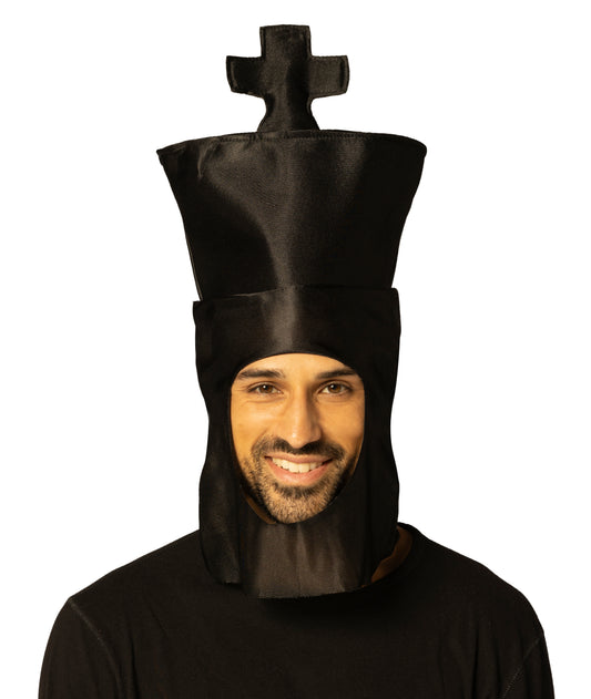 King Chess Headpiece Mask, Adult One Size