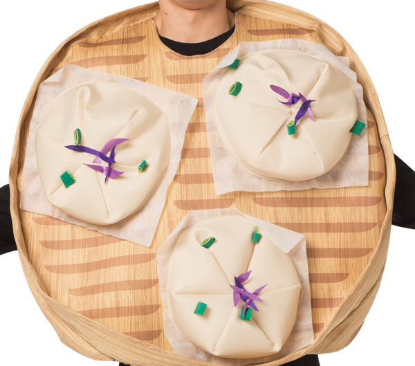 Asian Fusion 2 pc set -  Pho Noodle Bowl & Steamed Buns Couples Halloween Costume Set