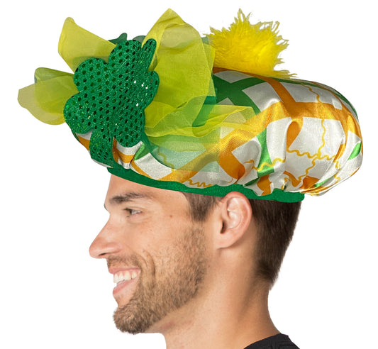 St. Patrick's Mummers Style Irish Parade Hat, Adult One Size