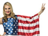 USA Flag Dress Costume, Women's Size 4-8