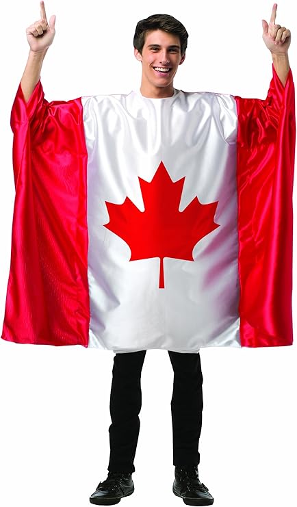 Canada Flag Costume, Adult One Size